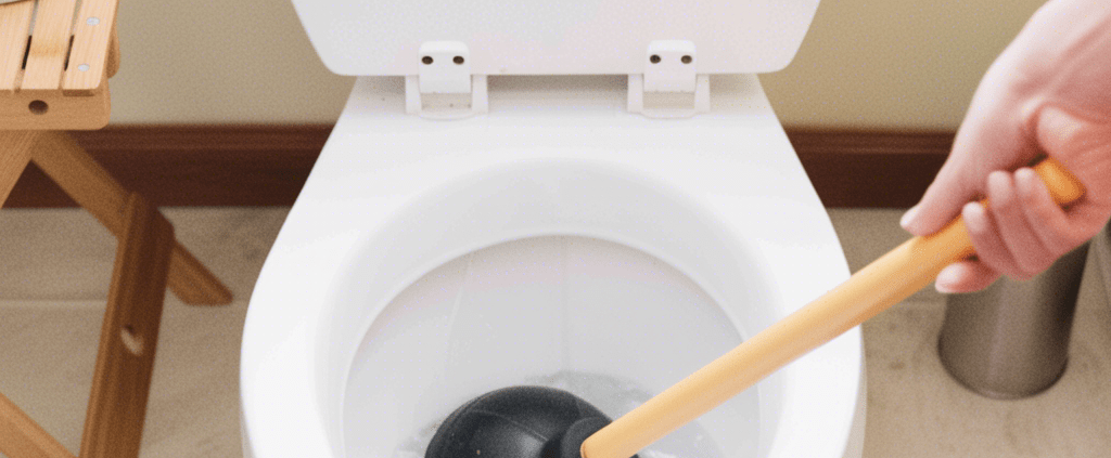 Как да поправите запушена тоалетна?
